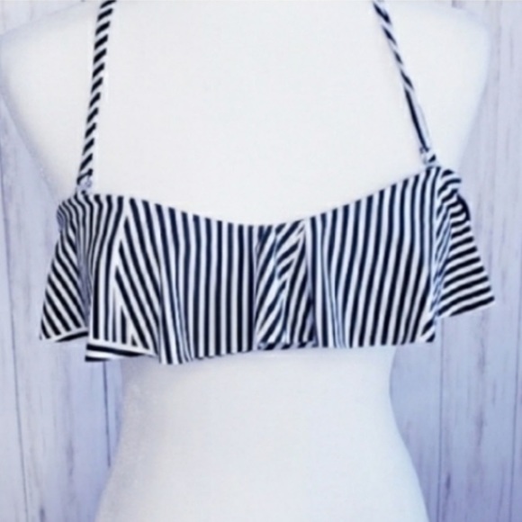 *SALE* Striped Ruffle Bikini Top - Picture 3 of 3